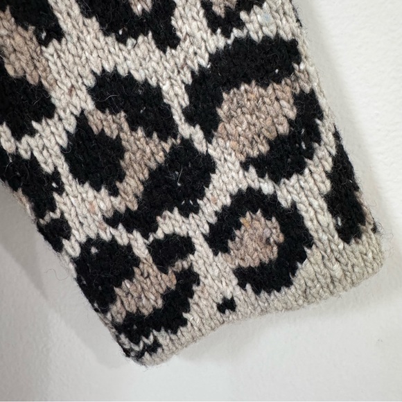 Alanui Kids Wild Spirit Cardigan Leopard Print Size 6 - Picture 7 of 16